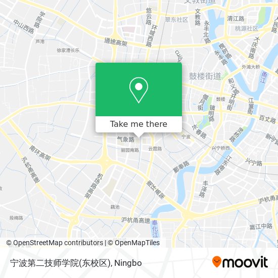 宁波第二技师学院(东校区) map