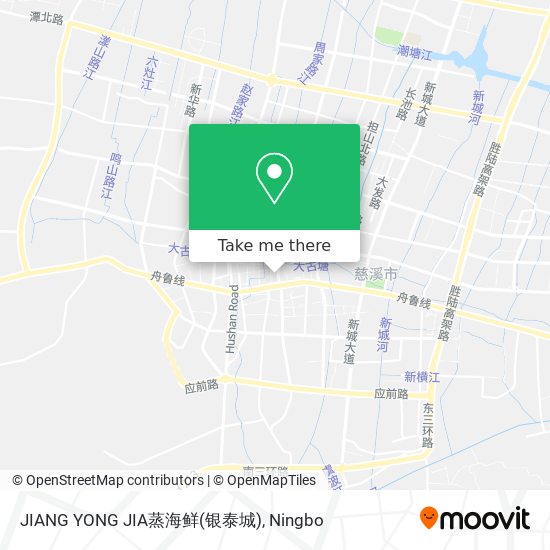 JIANG YONG JIA蒸海鲜(银泰城) map