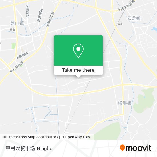 甲村农贸市场 map