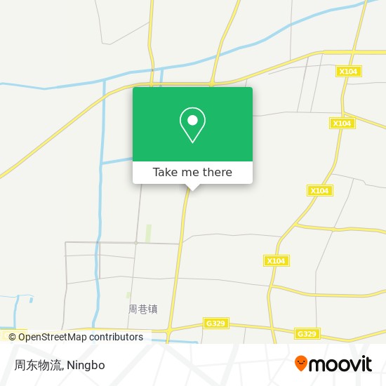 周东物流 map