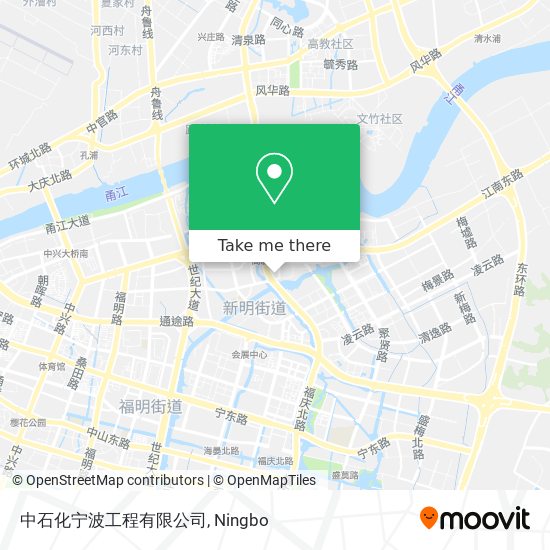 中石化宁波工程有限公司 map