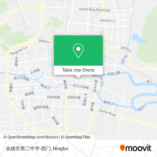 余姚市第二中学-西门 map