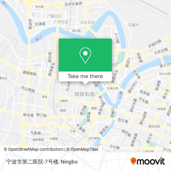 宁波市第二医院-7号楼 map