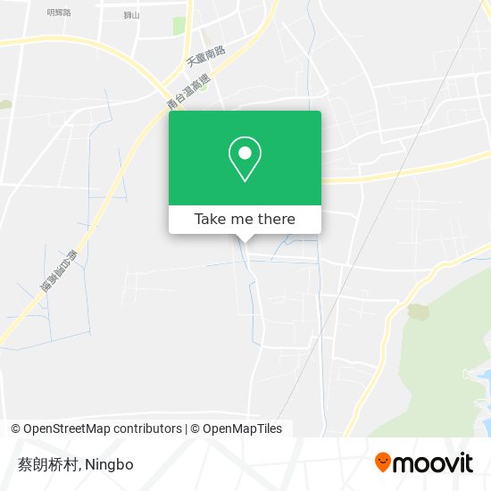 蔡朗桥村 map
