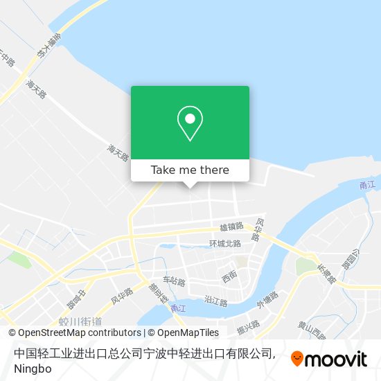 中国轻工业进出口总公司宁波中轻进出口有限公司 map