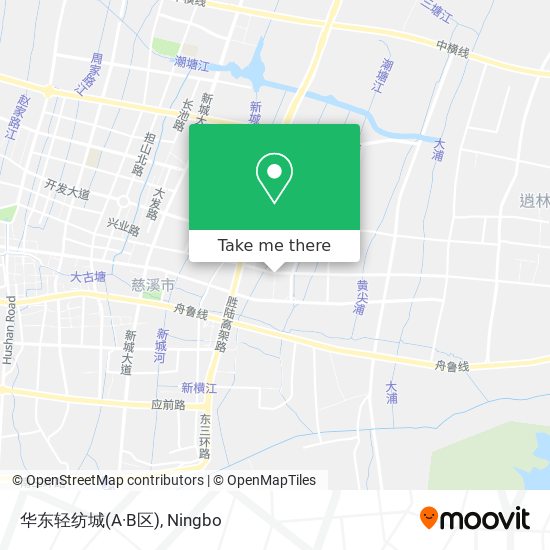 华东轻纺城(A·B区) map