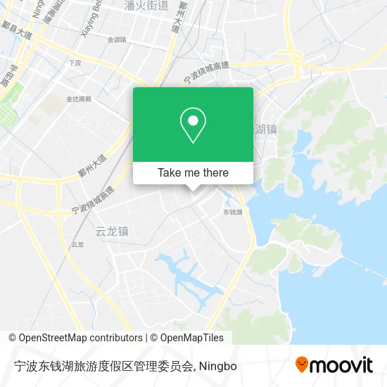宁波东钱湖旅游度假区管理委员会 map