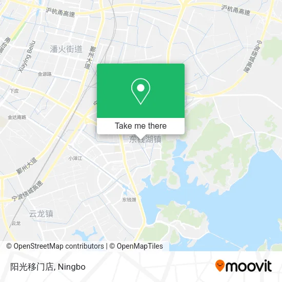 阳光移门店 map