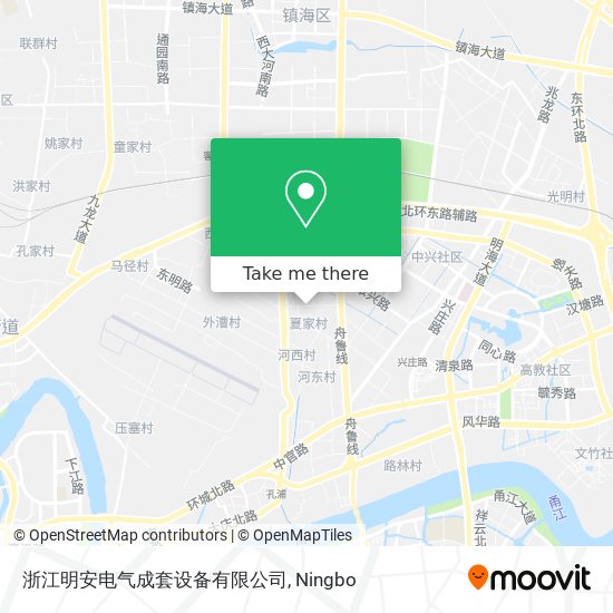 浙江明安电气成套设备有限公司 map