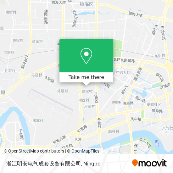 浙江明安电气成套设备有限公司 map