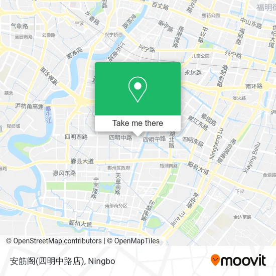 安筋阁(四明中路店) map