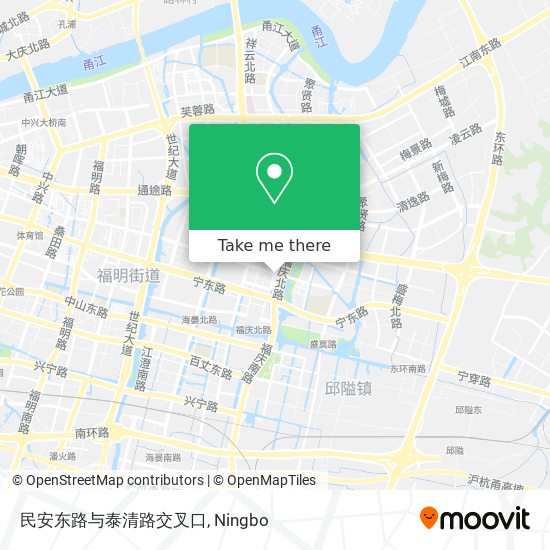 民安东路与泰清路交叉口 map
