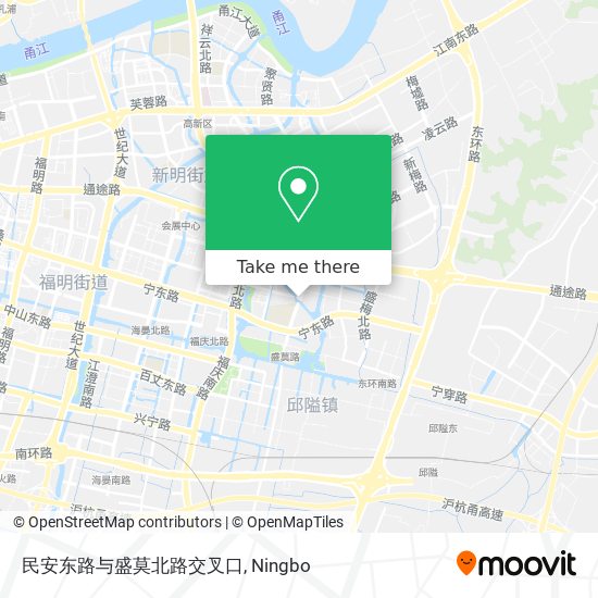 民安东路与盛莫北路交叉口 map