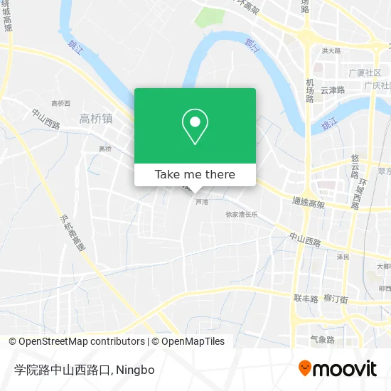 学院路中山西路口 map