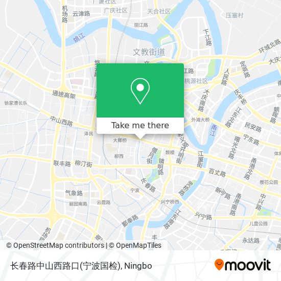长春路中山西路口(宁波国检) map