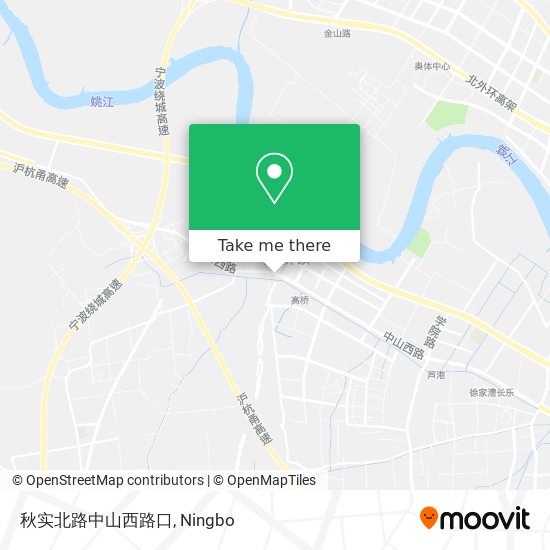 秋实北路中山西路口 map
