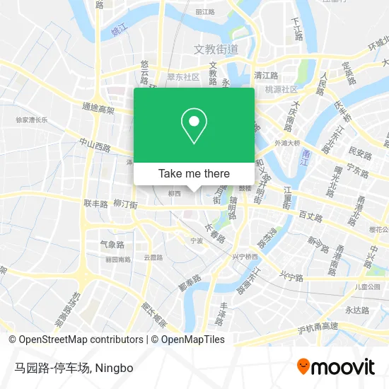 马园路-停车场 map