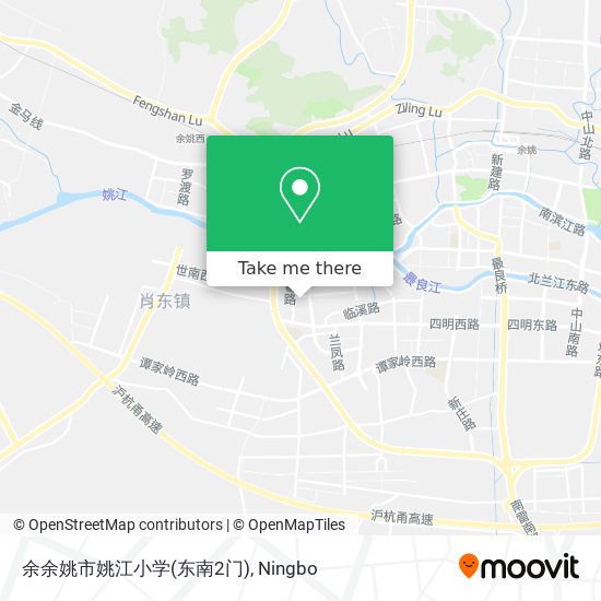 余余姚市姚江小学(东南2门) map