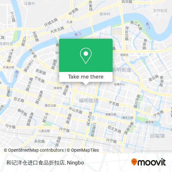 和记洋仓进口食品折扣店 map