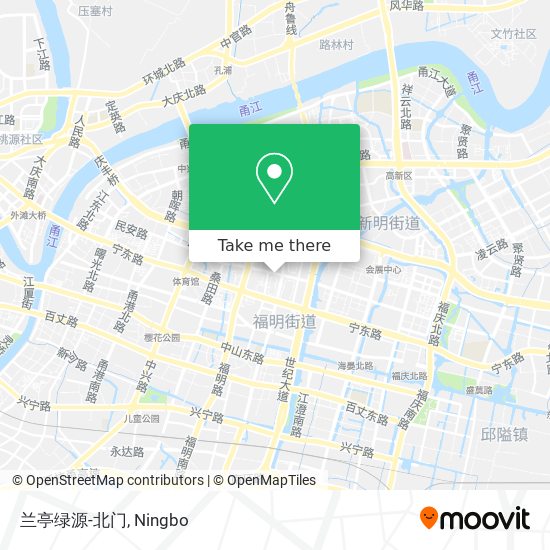 兰亭绿源-北门 map