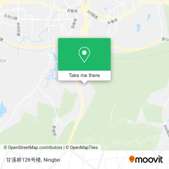 甘溪桥126号楼 map