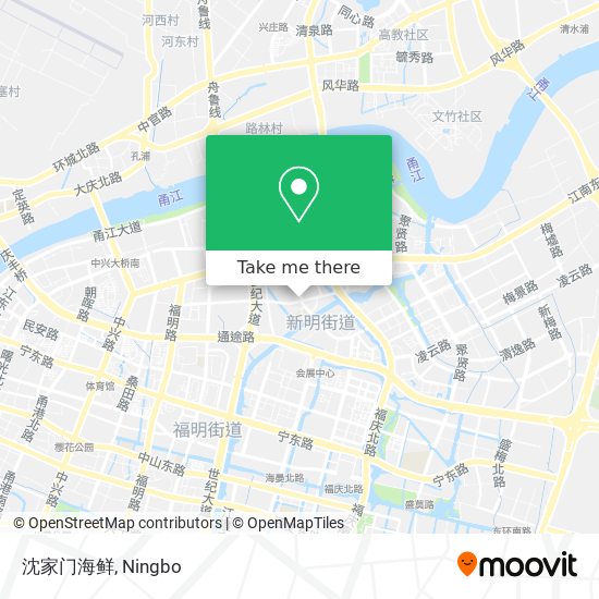 沈家门海鲜 map