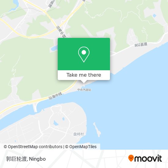 郭巨轮渡 map