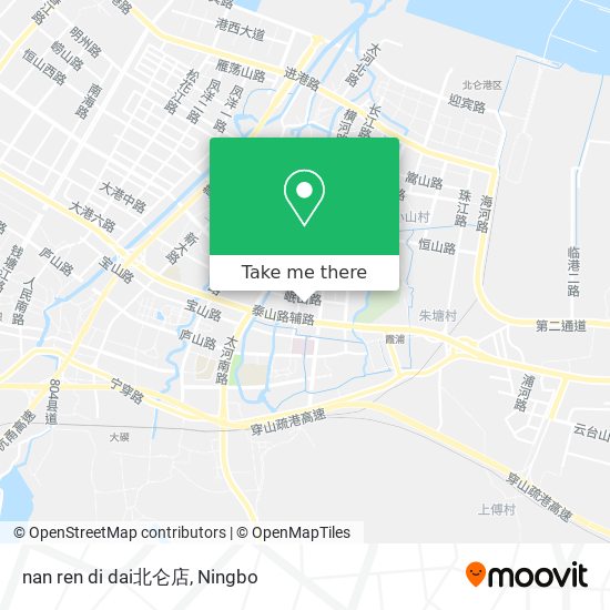 nan ren di dai北仑店 map