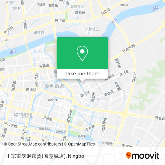 正宗重庆麻辣烫(智慧城店) map