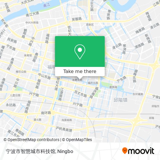 宁波市智慧城市科技馆 map