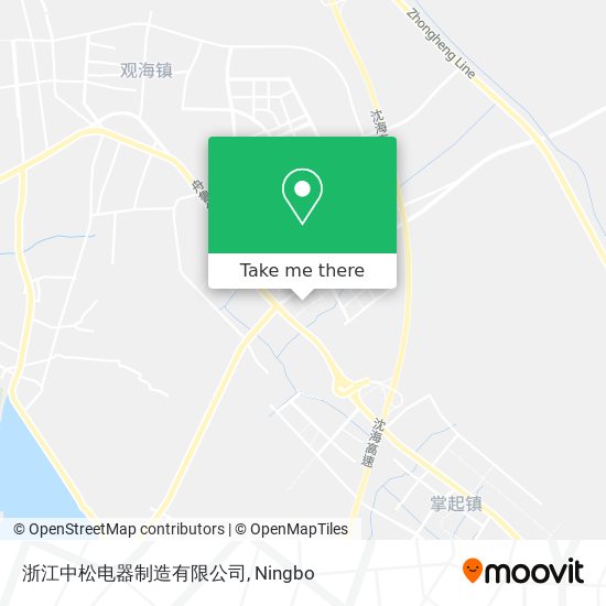 浙江中松电器制造有限公司 map