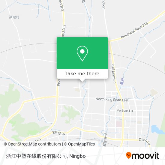 浙江中塑在线股份有限公司 map