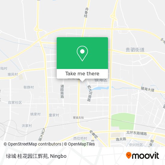 绿城·桂花园江辉苑 map