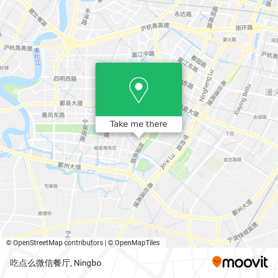 吃点么微信餐厅 map