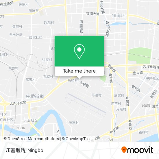 压塞堰路 map