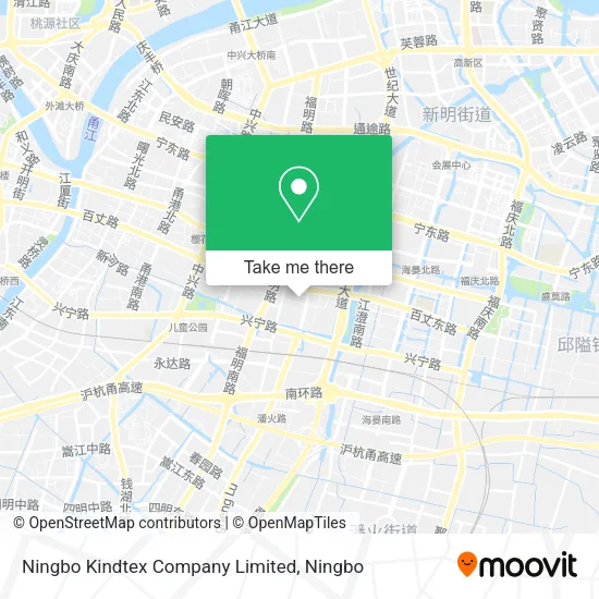 Ningbo Kindtex Company Limited map