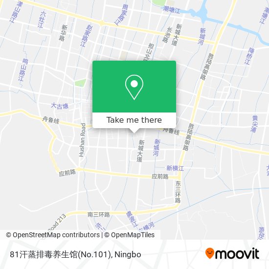 81汗蒸排毒养生馆(No.101) map