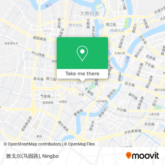 雅戈尔(马园路) map