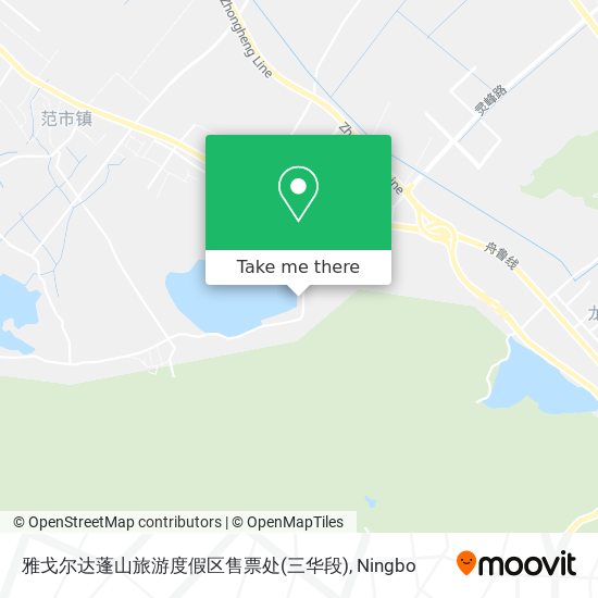 雅戈尔达蓬山旅游度假区售票处(三华段) map