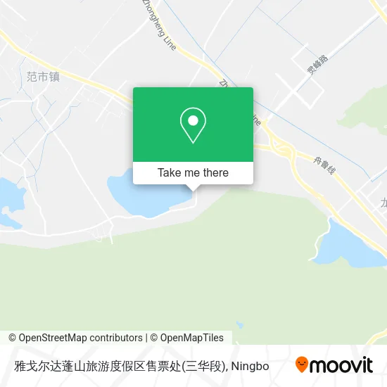 雅戈尔达蓬山旅游度假区售票处(三华段) map