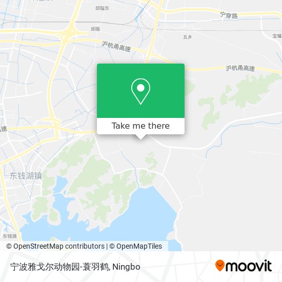 宁波雅戈尔动物园-蓑羽鹤 map