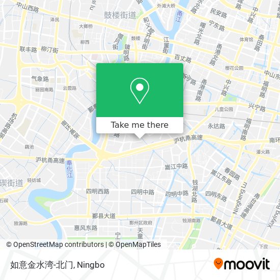 如意金水湾-北门 map