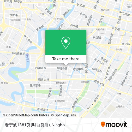 老宁波1381(利时百货店) map