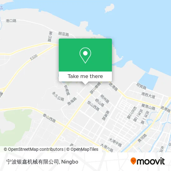 宁波银鑫机械有限公司 map