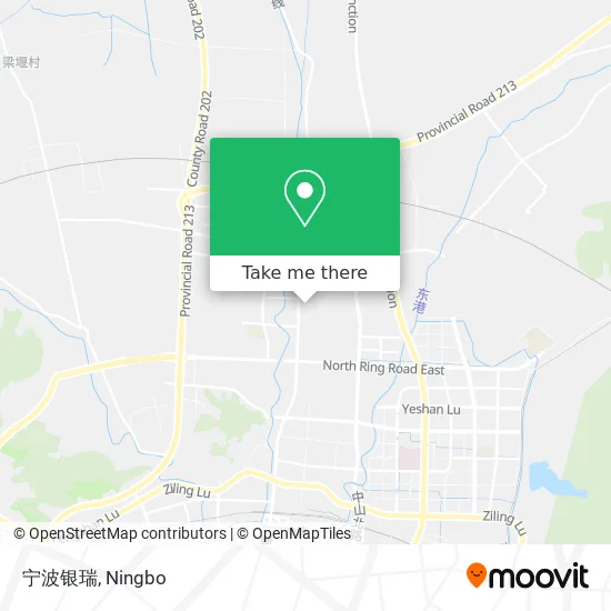 宁波银瑞 map