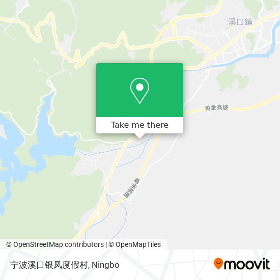 宁波溪口银凤度假村 map