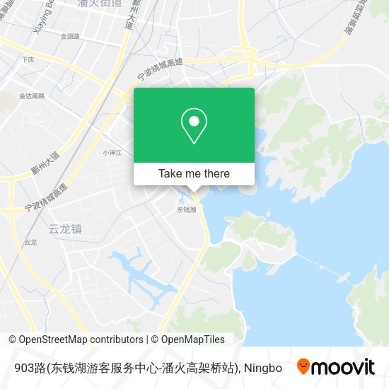 903路(东钱湖游客服务中心-潘火高架桥站) map