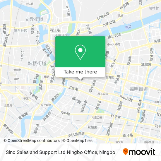 Sino Sales and Support Ltd Ningbo Office map
