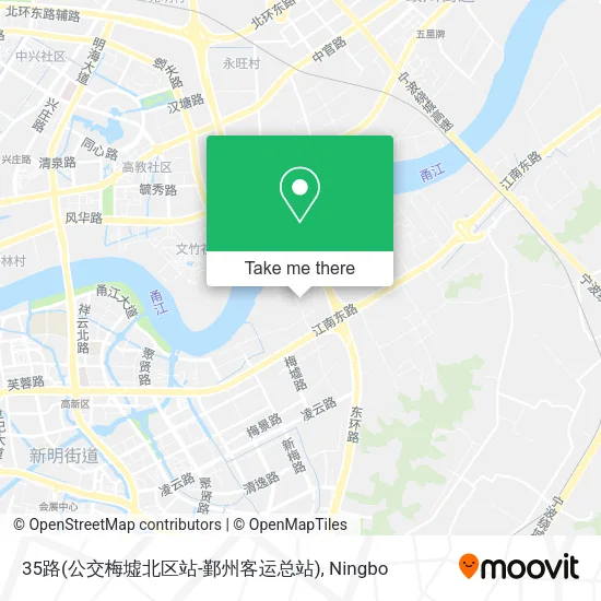 35路(公交梅墟北区站-鄞州客运总站) map