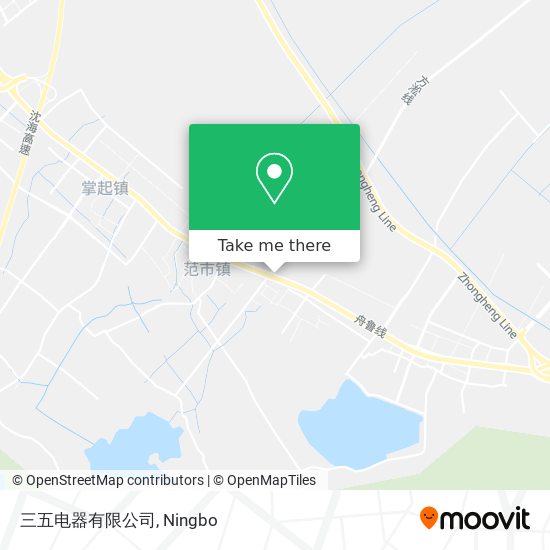三五电器有限公司 map